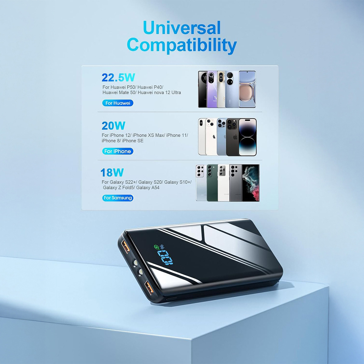 Batería de 10000 Mah con Indicador Led image number null