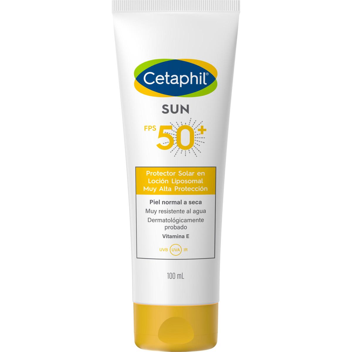 Cetaphil Sun FPS 50+ Protector Solar en Loci&oacute;n Liposomal 100ml image number null