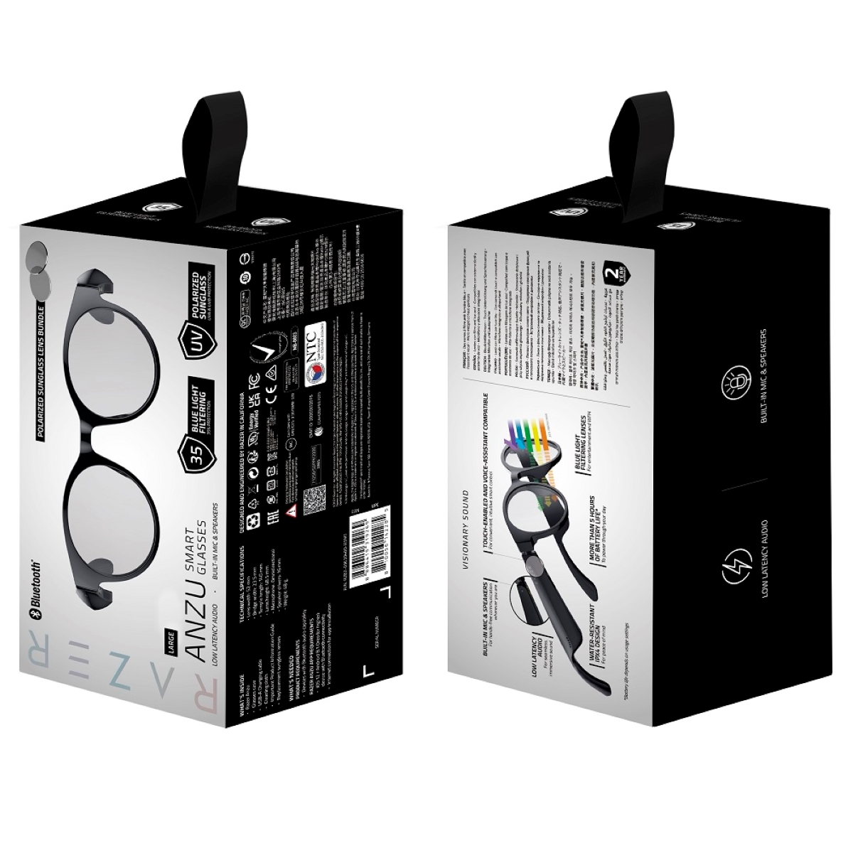 Smart Glasses Razer Anzu Redondos Negro image number null