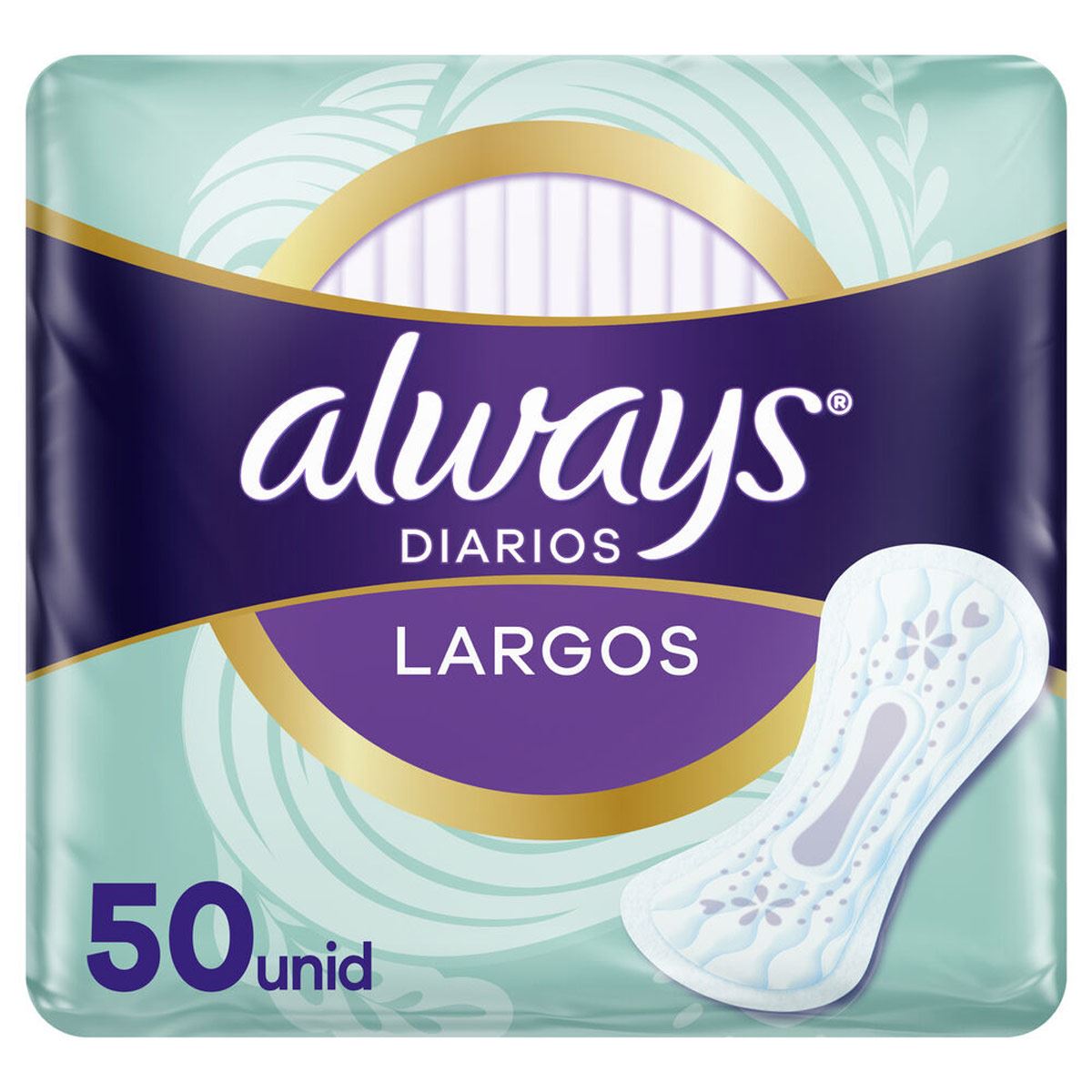 Protectores Diarios Largos Always 50 Unidades image number null