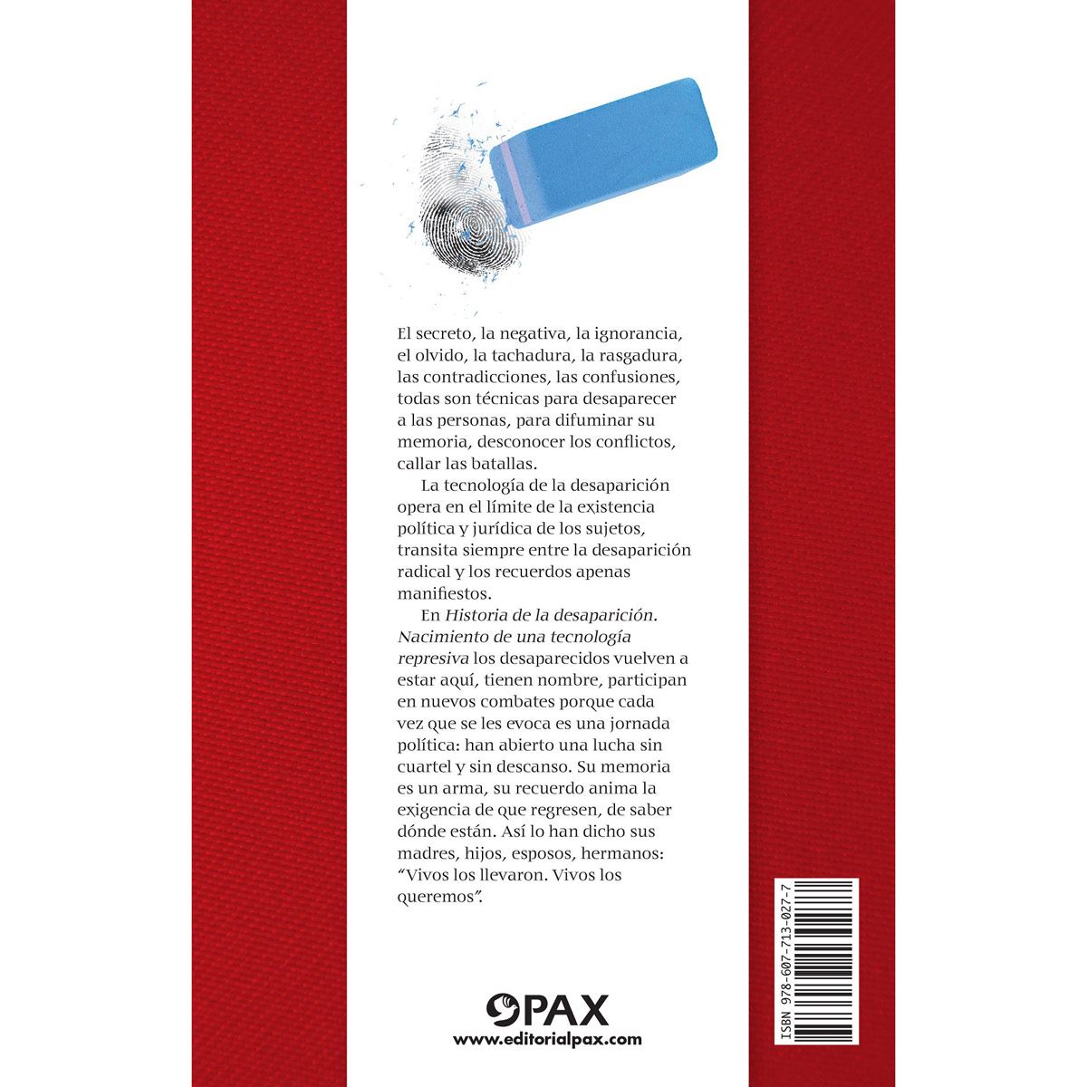 Historia De La Desaparición. Nacimiento De Una Tecnología Represiva image number null