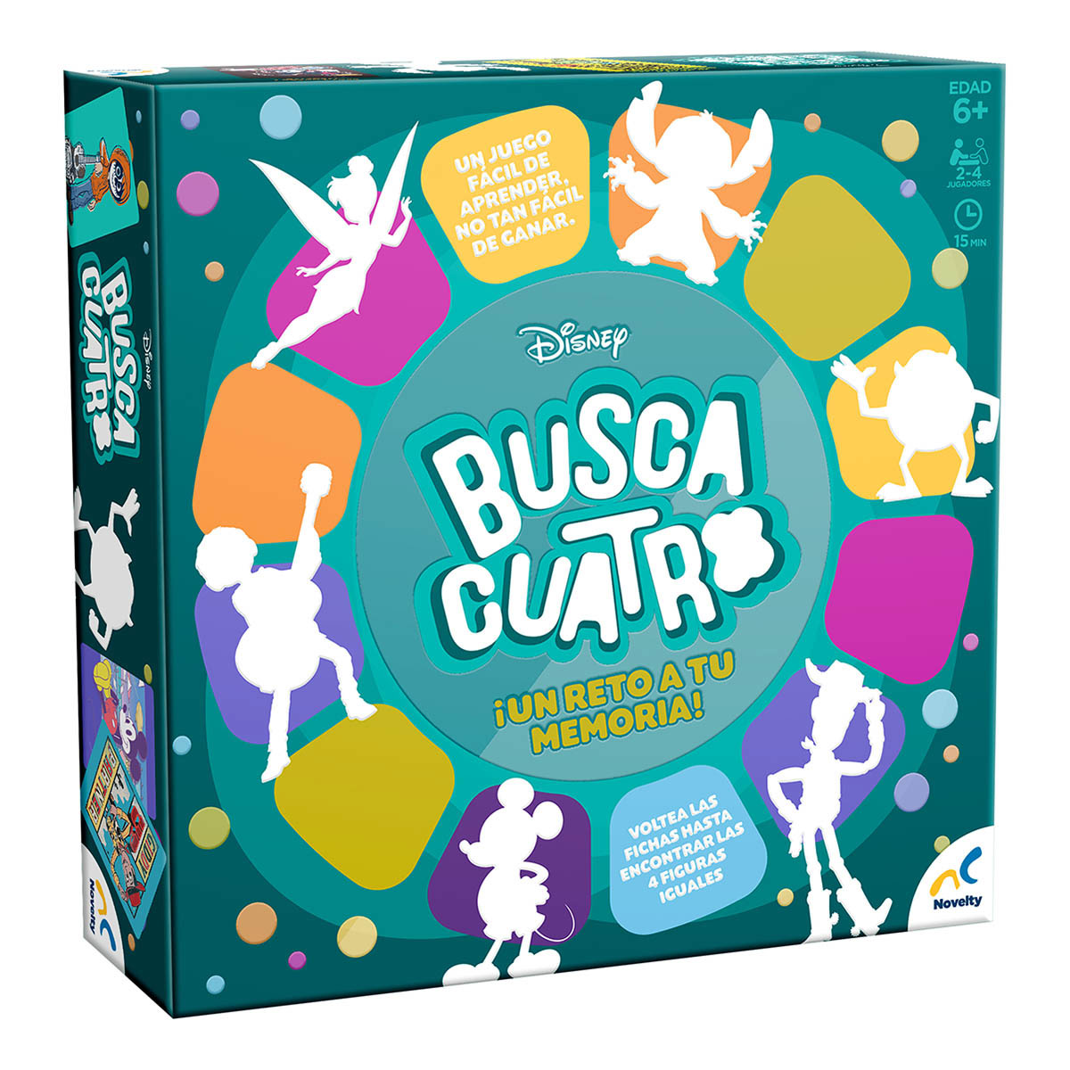Juegos de Memoria Disney Busca Cuatro image number null