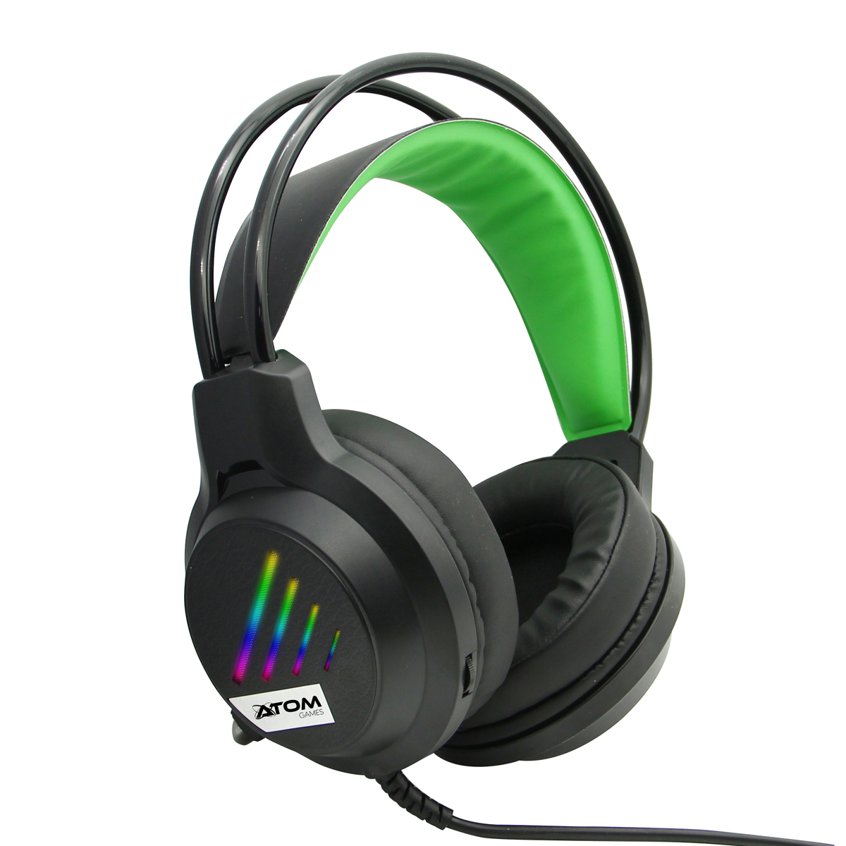 Audífonos Gamer RGB ATOM GAMES para XBOX  Alámbrico con Micrófono Ajustable image number null