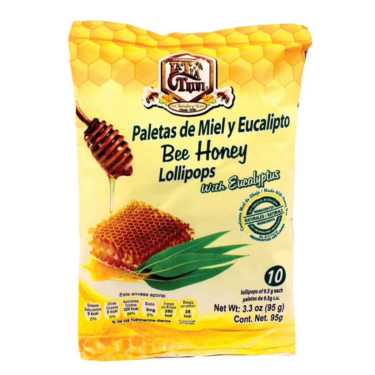Paleta de miel con PROPOLEO/EUCAL B image number null