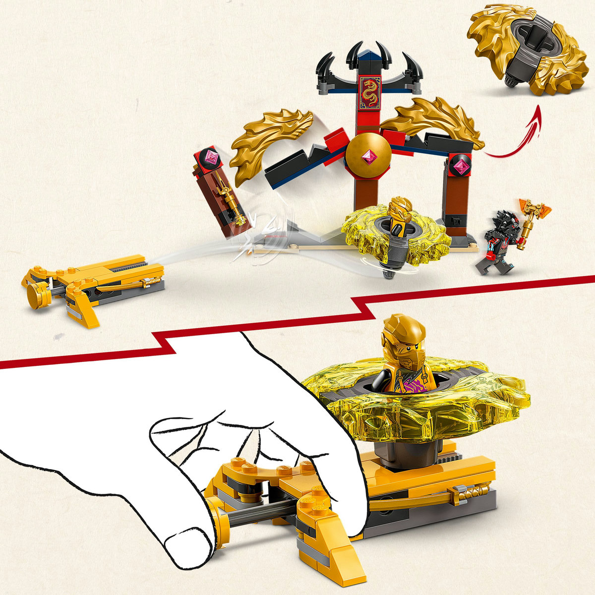 LEGO® Pack de Combate: Spinjitzu del Dragón image number null