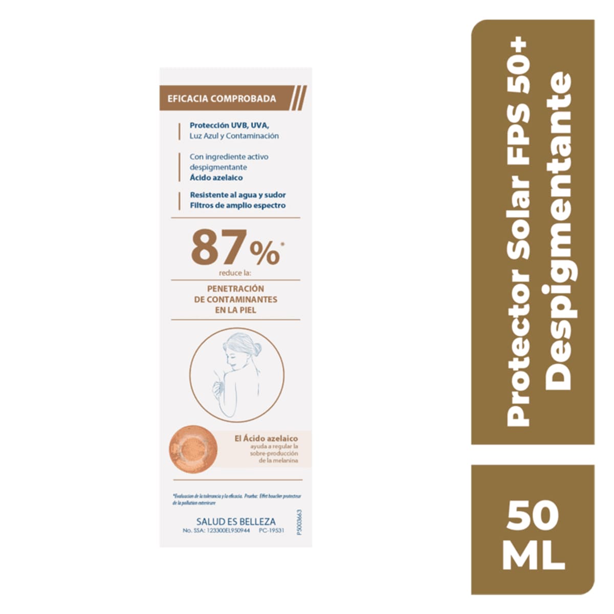 Ducray Melascreen Fluido Protección Solar FPS 50+ 50 ml image number null