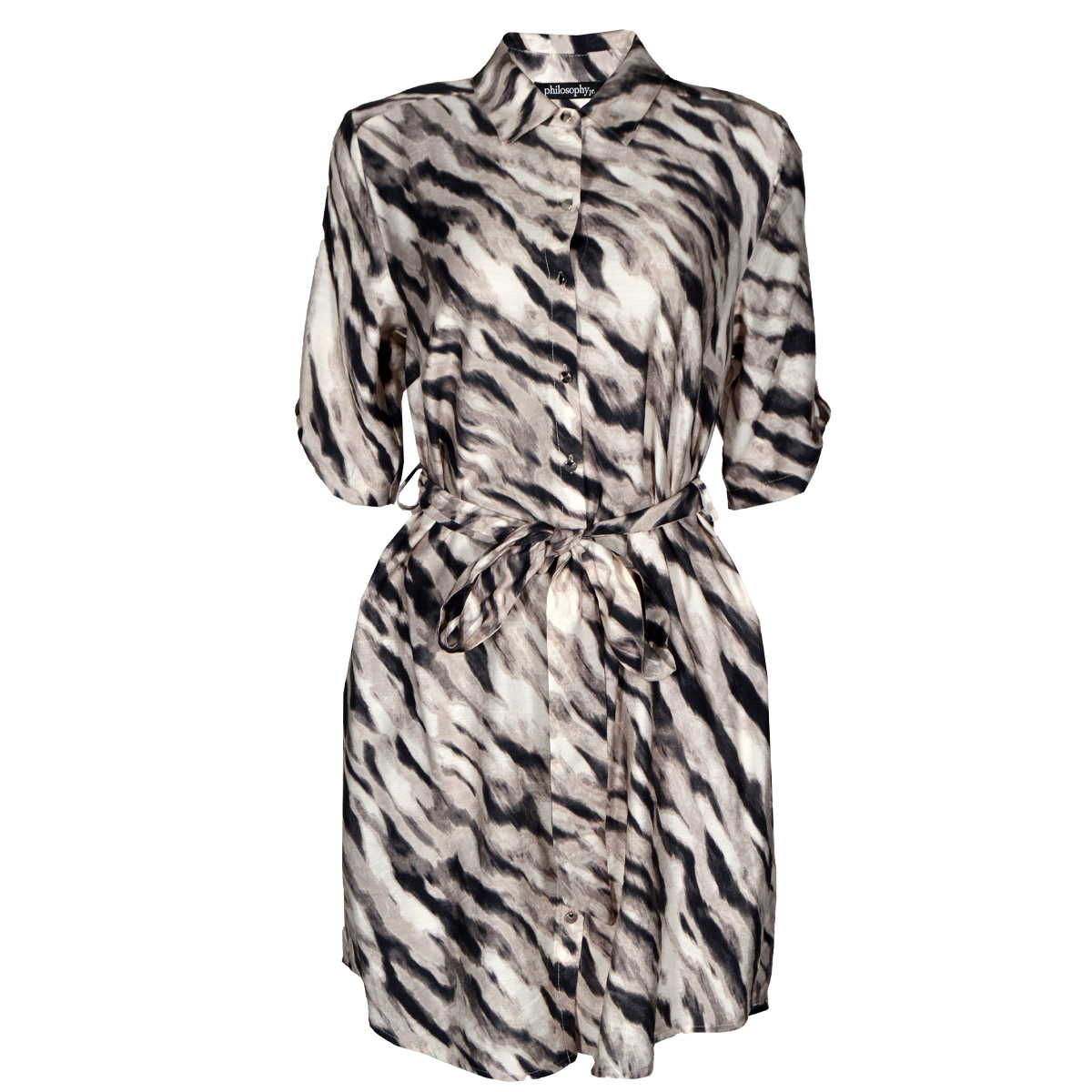 Vestido Corto Estampado Philosophy para Mujer image number null