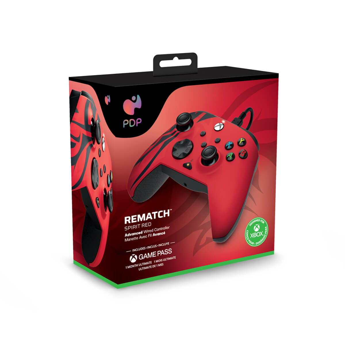 Control Alámbrico Xbox Serie X Y S Rematch Spirit Rojo Pdp image number null