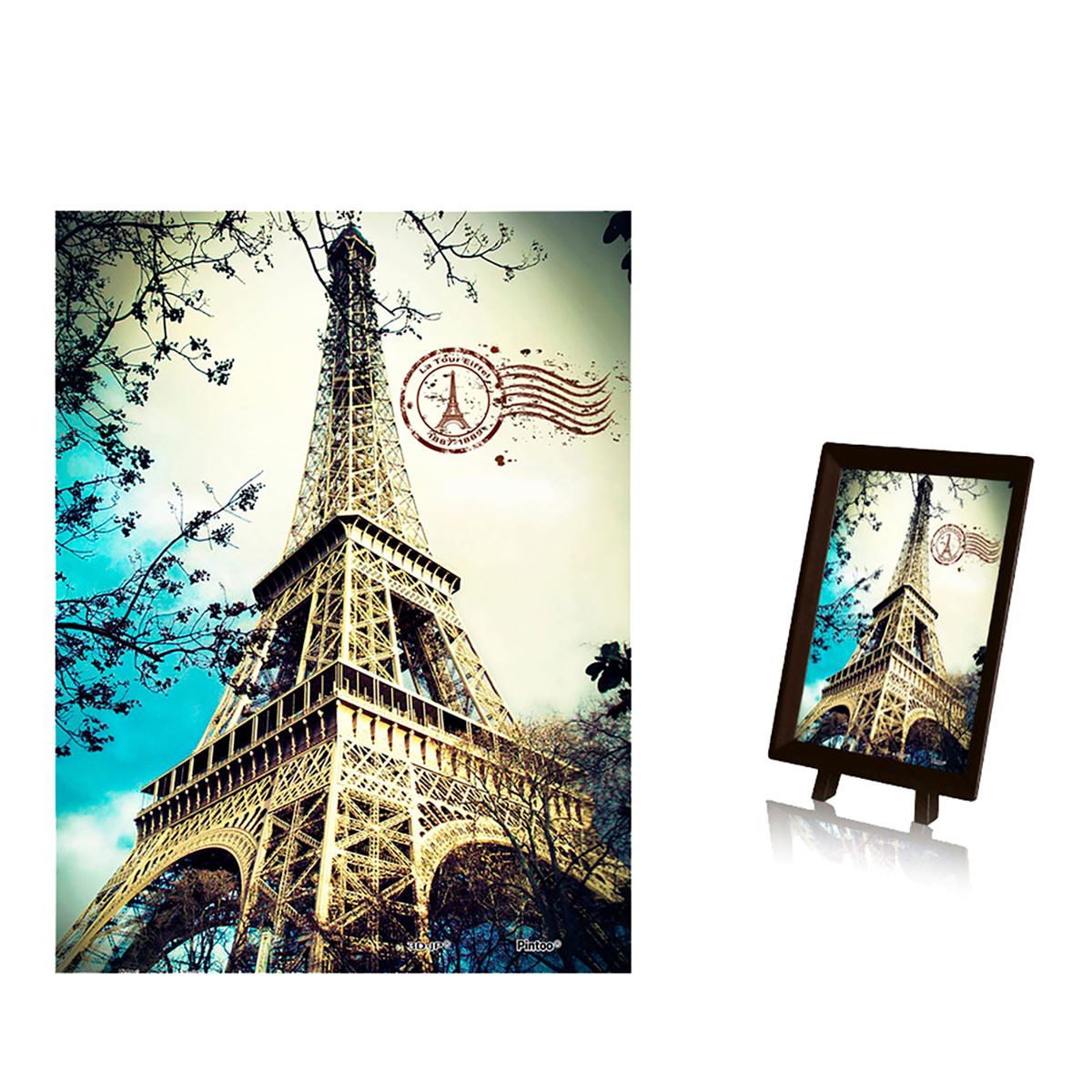 Rompecabezas Torre Eiffel con Marco y Caballete 150 Piezas image number null