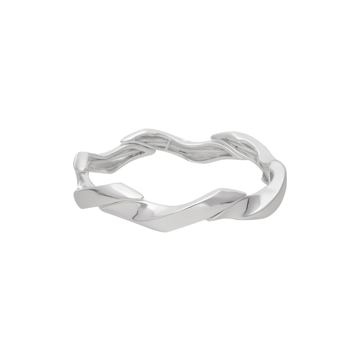 Pulsera Plateada Torcido Tipo Strech Napier image number null