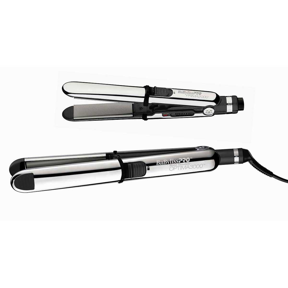 Combo Alaciadoras Optima Plata Babyliss image number null