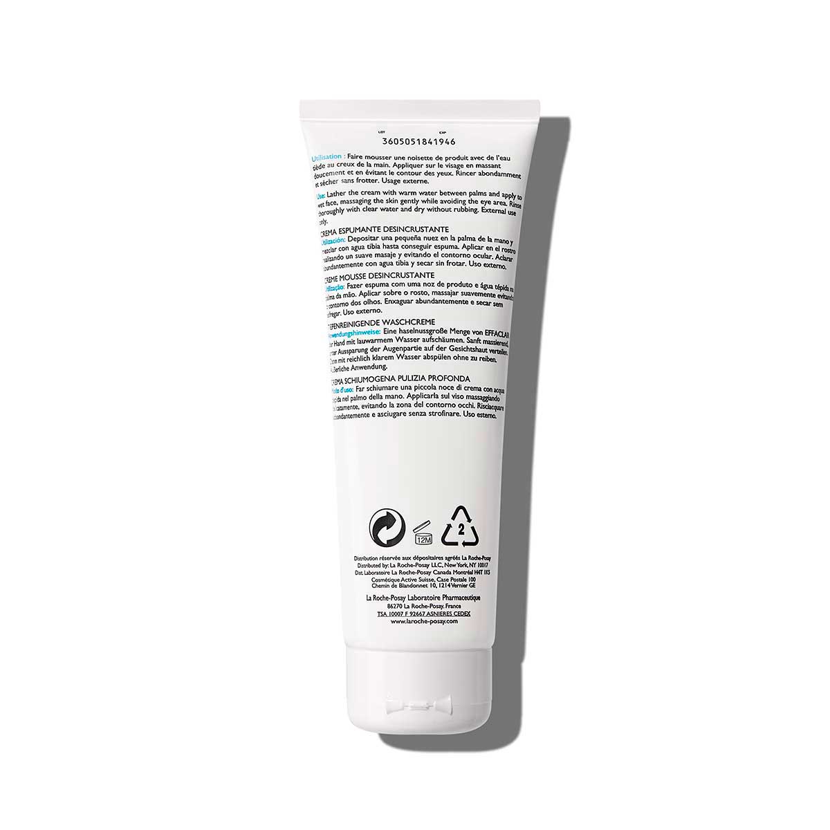 La Roche Posay Crema Limpiadora Espumosa Piel Grasa Effaclar 125Ml image number null