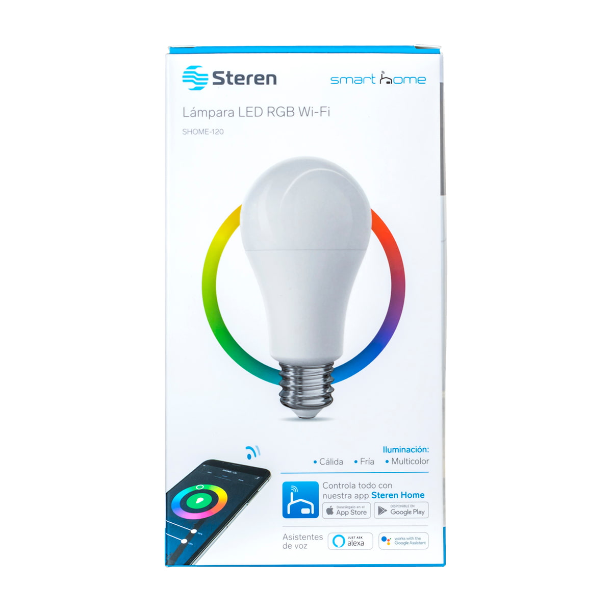 Foco RGB Steren Wifi 7 watts image number null