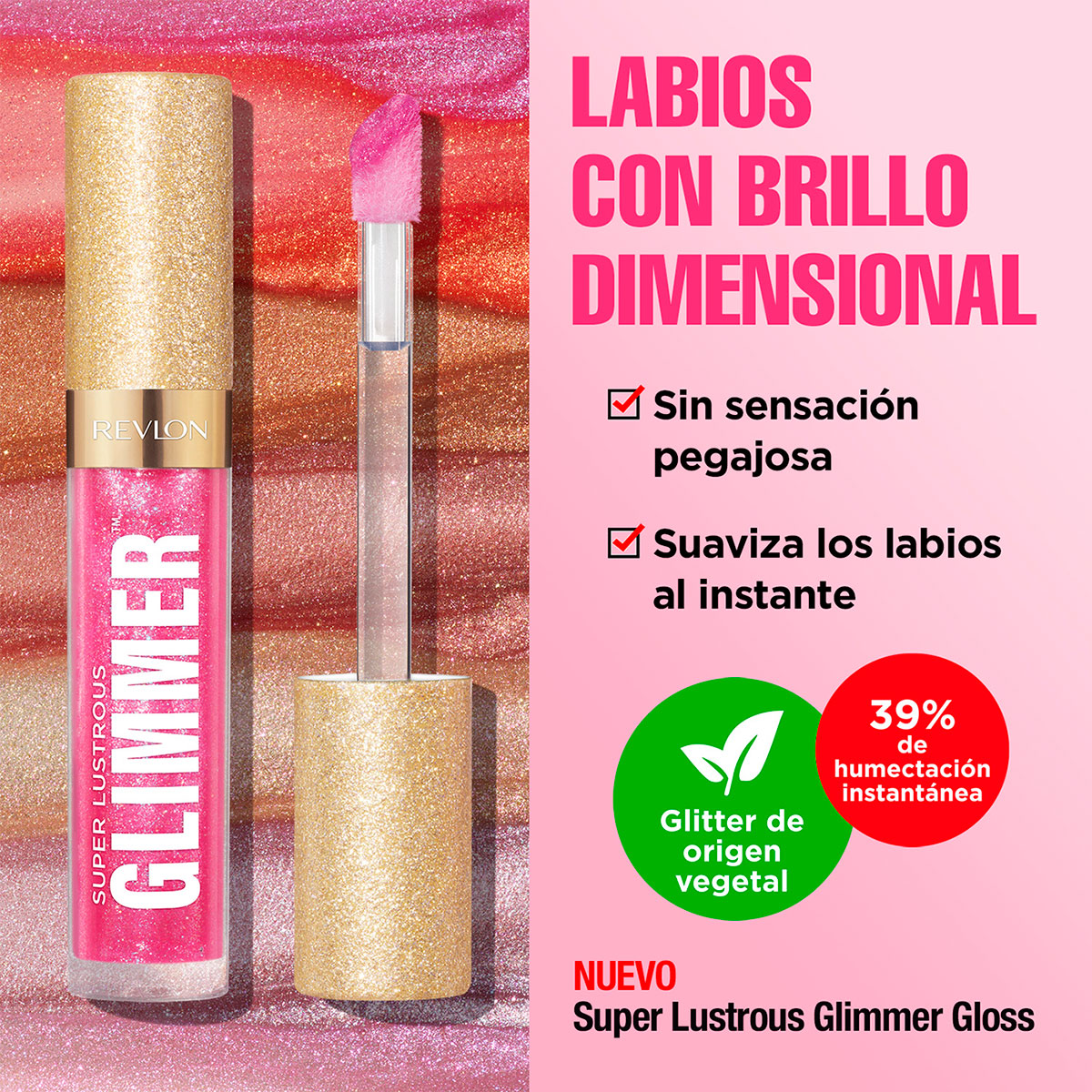 Gloss Revlon Super Lustrous Glimmer Gloss Happy Hour image number null