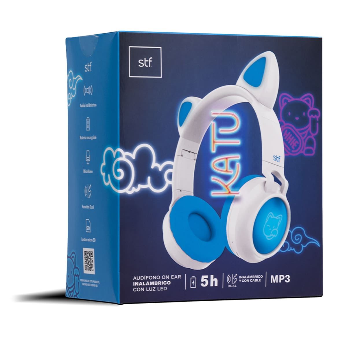 Audífonos Inalámbricos STF Katu On ear Blanco image number null