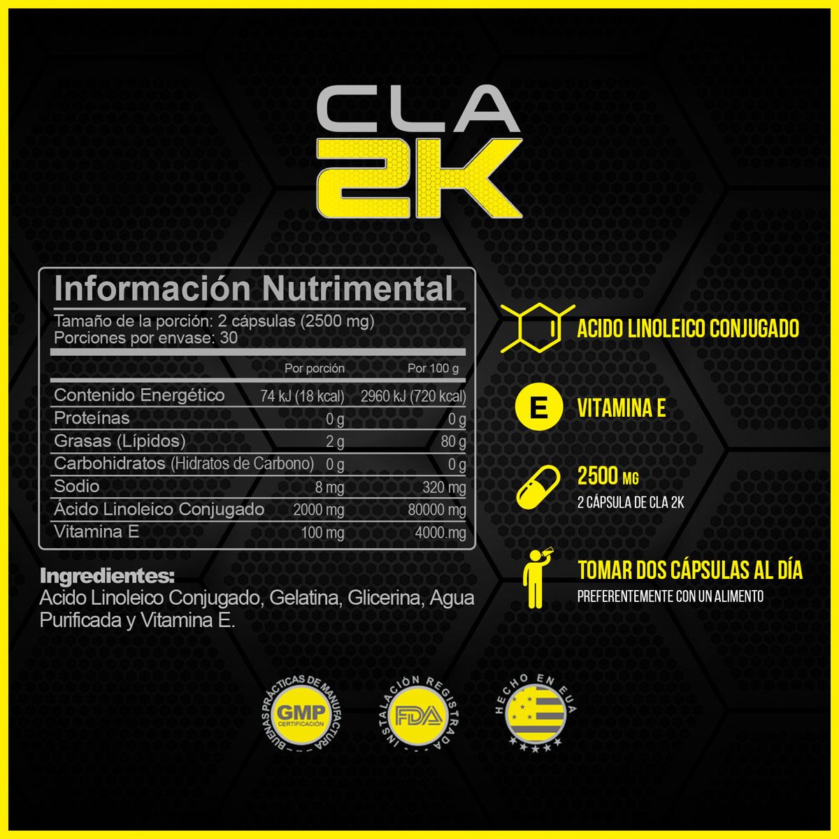 CLA-2K 60 capsulas Forzagen image number null