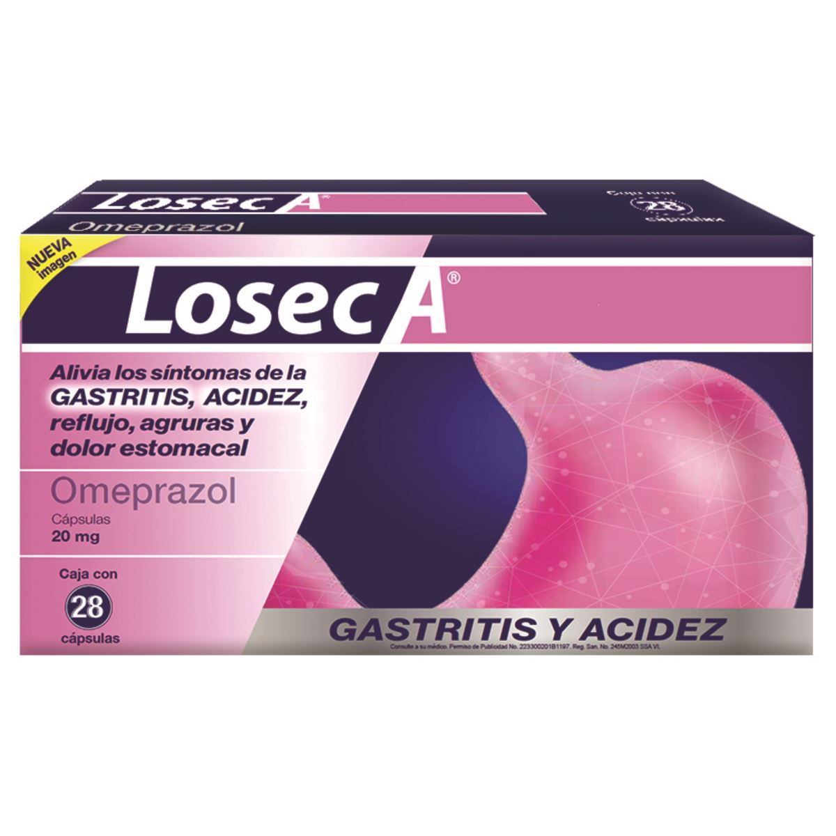 LOSEC A 20MG 28 CAP ABR22/ image number null