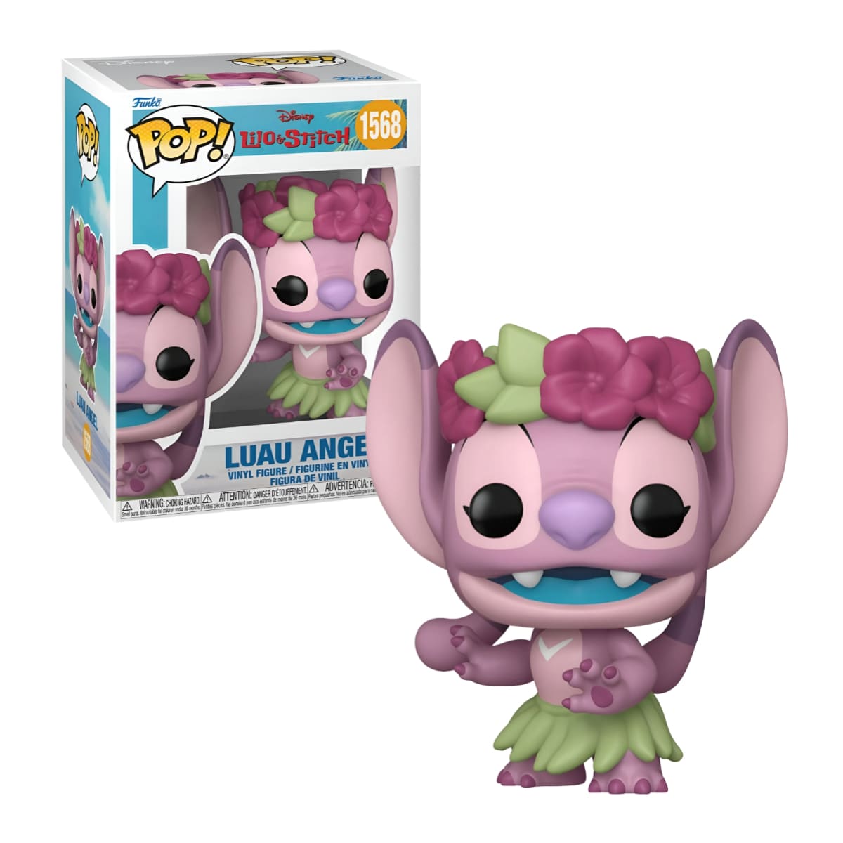 Funko Pop Disney Disney Lilo y Stitch Angel Fiesta hawaiana image number null