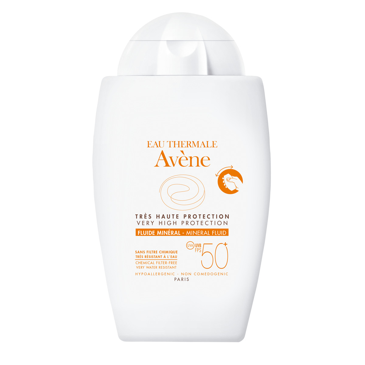 Avene Fluido Mineral, Piel sensible/reactiva/intolerante, FPS 50+, 40ml image number null