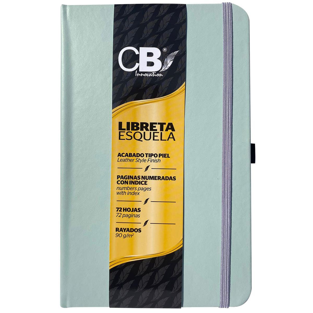 Libreta Esquela Acabado Tela Color Azul Oc&eacute;ano CBI image number null