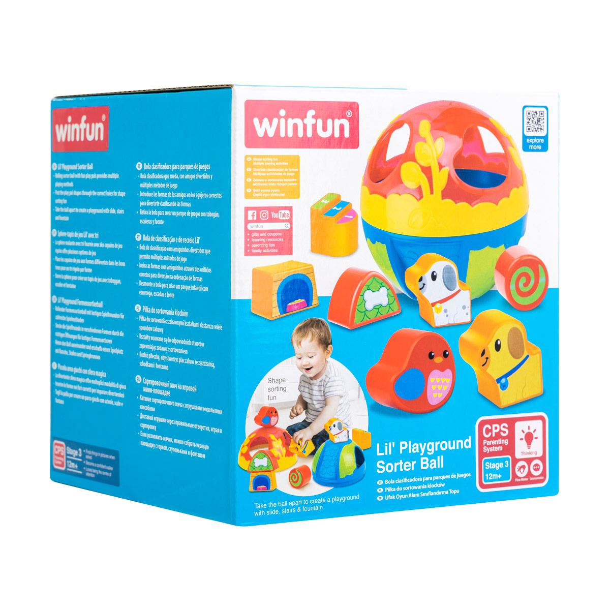 Set Bola Clasificadora de Formas con Figuras WINFUN image number null