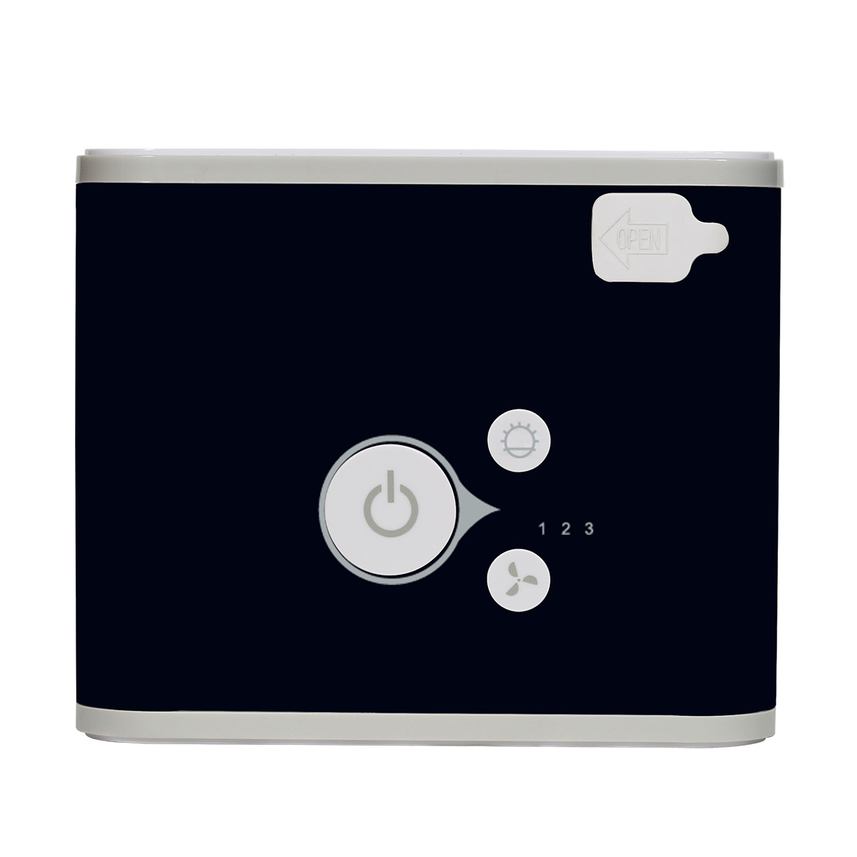 Mini Enfriador de Aire Vintage Dace Negro image number null