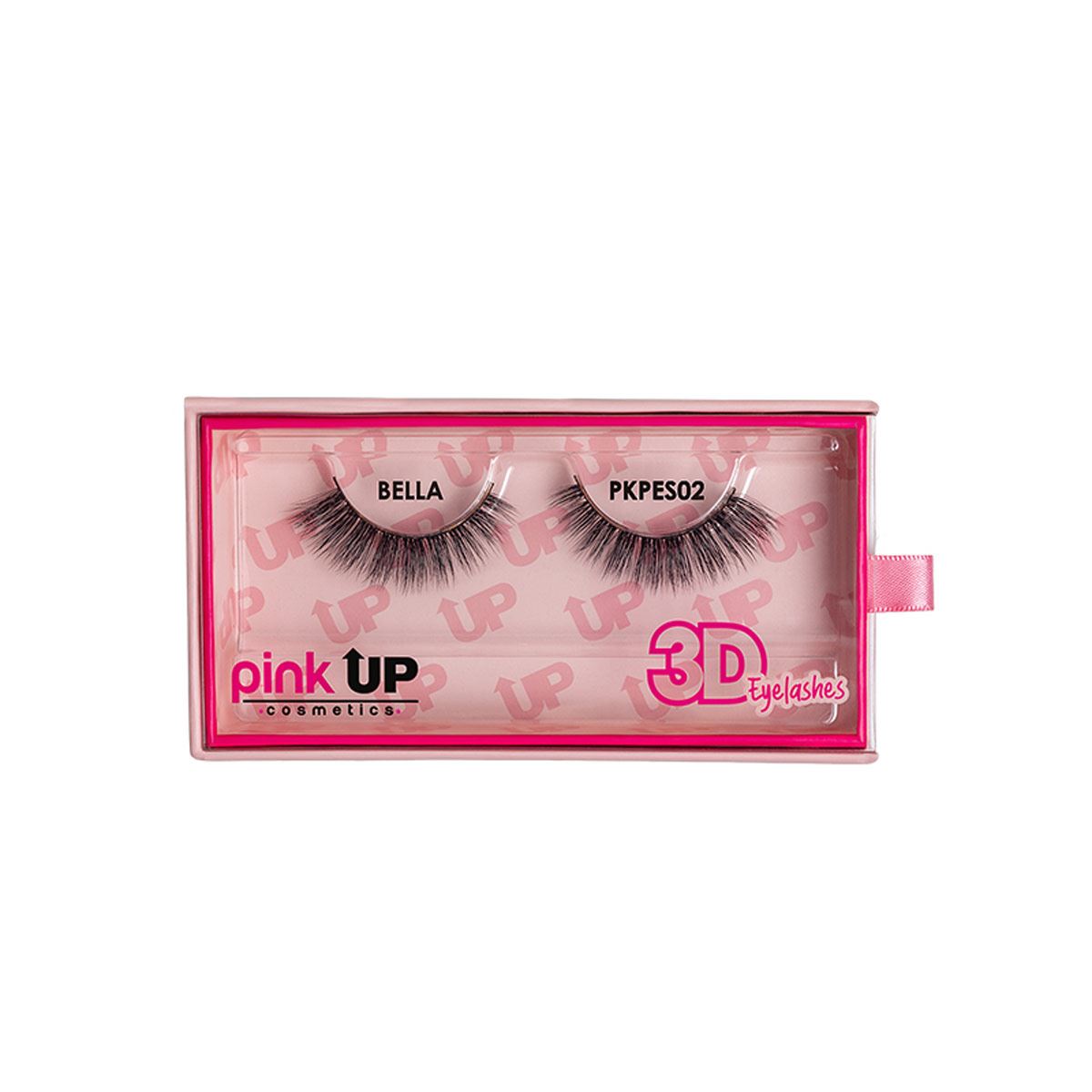 Pesta&ntilde;as Postizas 3D Eyelashes Pink Up Bella 02 image number null