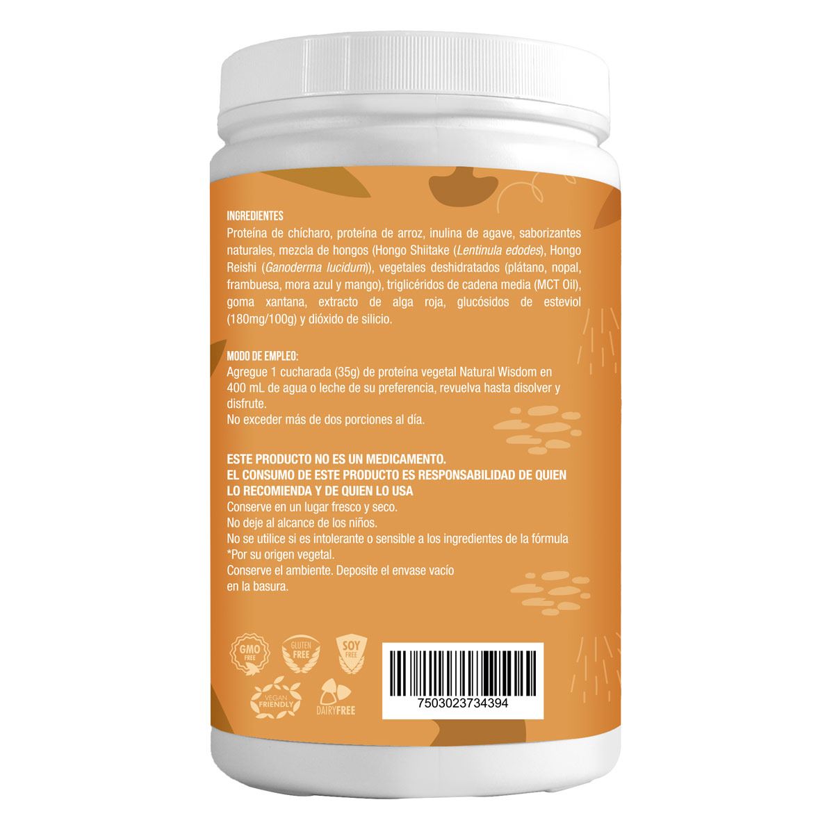 Proteína Vegetal Mushroom Caramel 455g image number null