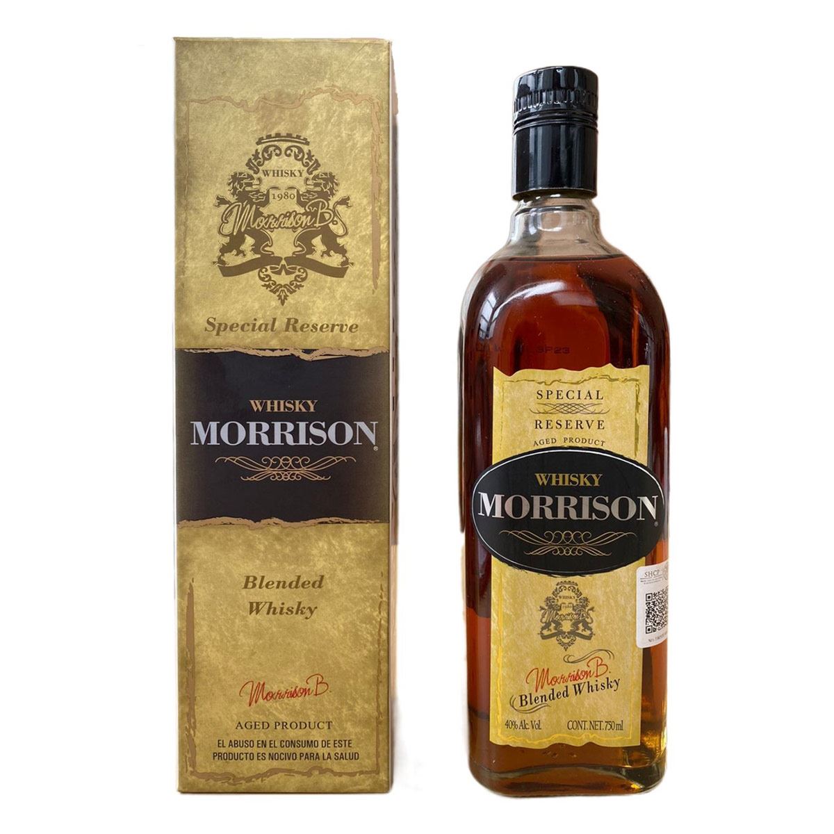 Whisky Blended Morrison 750ml image number null