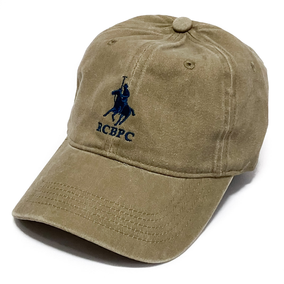 Gorra Polo Club deslavada khaki bordado image number null